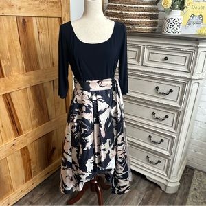 Navy and Pink R&M Dress